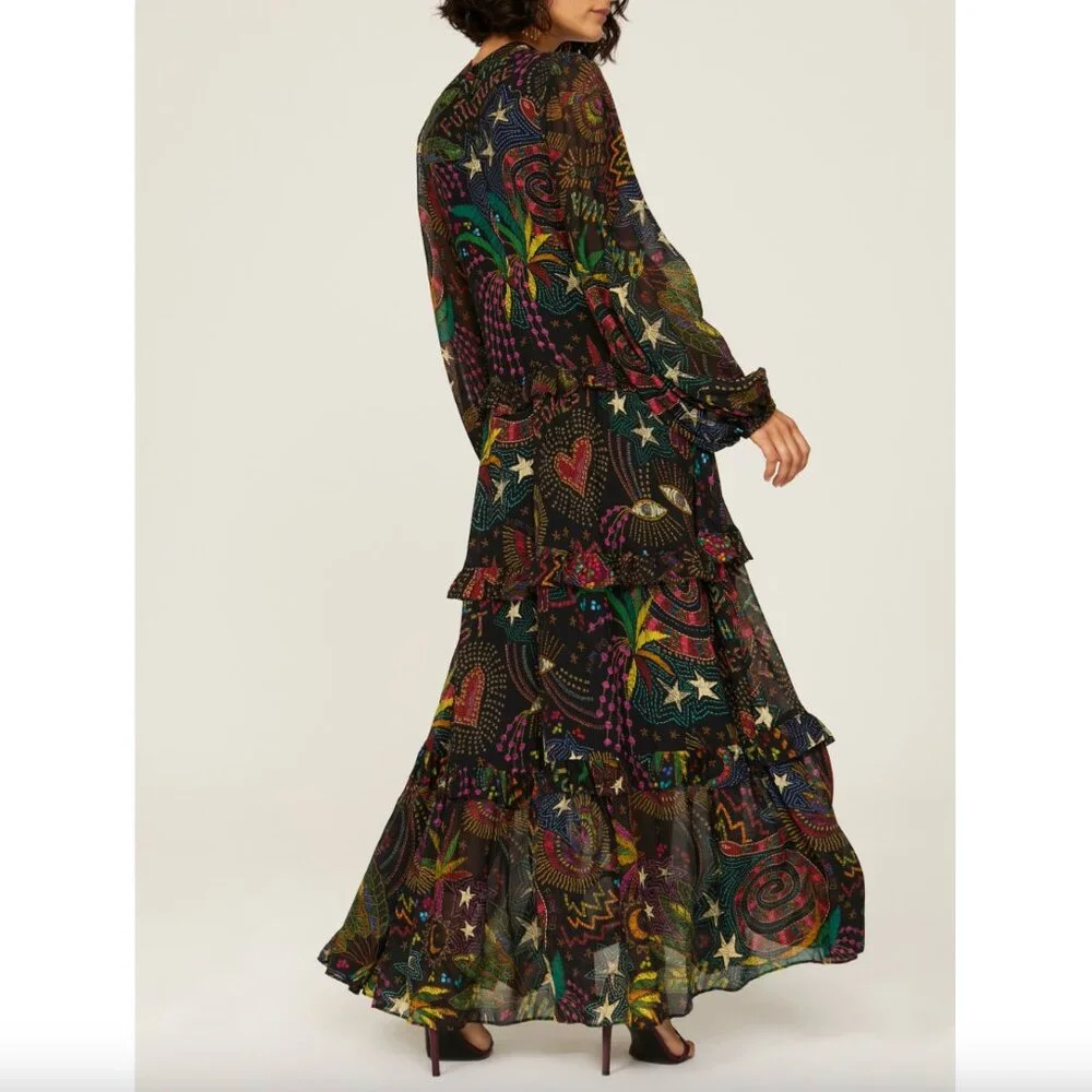 FARM Rio Multicolor Maxi Dress - Picture 4 of 10